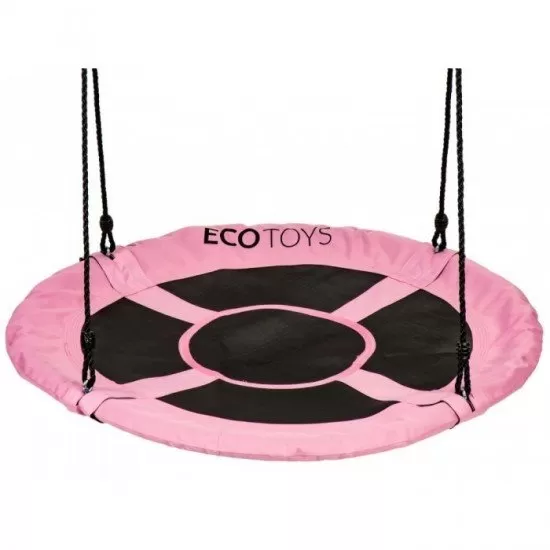 Leagan de gradina Ecotoys Boc110 pentru copii 110 cm 150 kg Roz Leagan de gradina Ecotoys Boc110 pentru copii 110 cm 150 kg Roz