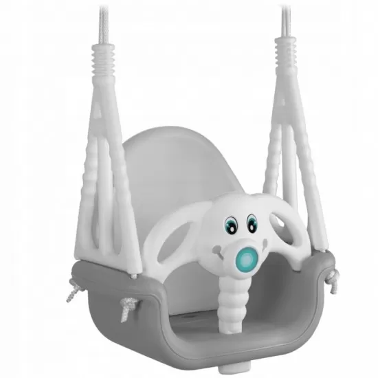 Leagan de gradina Ricokids Elefant 770200 - Gri cu alb Leagan de gradina Ricokids Elefant 770200 - Gri cu alb