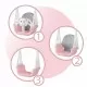 Leagan de gradina Ricokids Ursulet 770101 - Roz cu alb Leagan de gradina Ricokids Ursulet 770101 - Roz cu alb