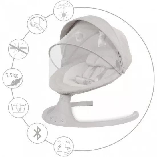 Leagan electric 2 in 1 Kidwell Luxi - Light Melange Leagan electric 2 in 1 Kidwell Luxi - Light Melange