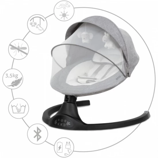 Leagan electric 2 in 1 Kidwell Luxi - Black Dark Melange Leagan electric 2 in 1 Kidwell Luxi - Black Dark Melange