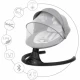 Leagan electric 2 in 1 Kidwell Luxi - Black Dark Melange Leagan electric 2 in 1 Kidwell Luxi - Black Dark Melange