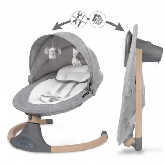 Leagan electric 2 in 1 Kidwell Luxi - Wooden Dark Melange Leagan electric 2 in 1 Kidwell Luxi - Wooden Dark Melange