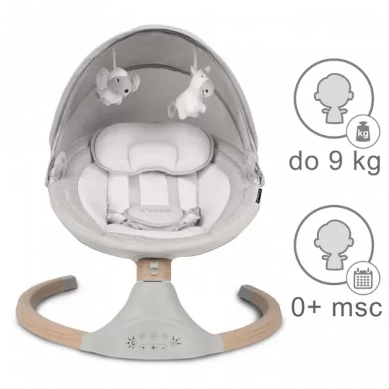 Leagan electric 2 in 1 Kidwell Luxi - Wooden Light Melange Leagan electric 2 in 1 Kidwell Luxi - Wooden Light Melange