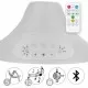 Leagan electric 2 in 1 Kidwell Luxi - Wooden Light Melange Leagan electric 2 in 1 Kidwell Luxi - Wooden Light Melange