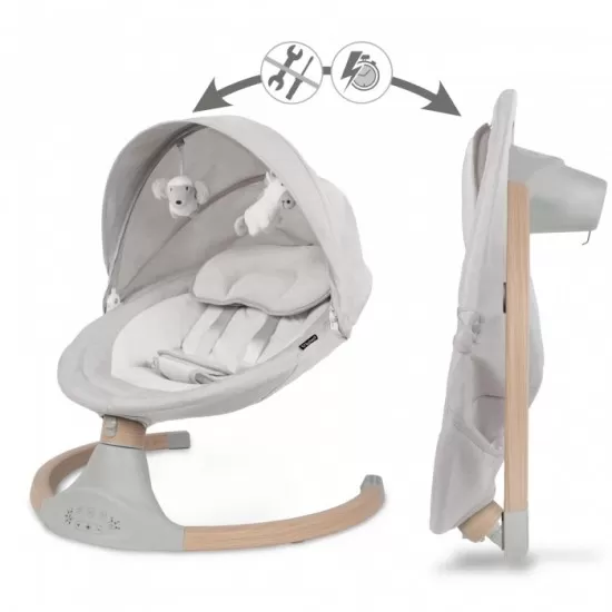 Leagan electric 2 in 1 Kidwell Luxi - Wooden Light Melange Leagan electric 2 in 1 Kidwell Luxi - Wooden Light Melange