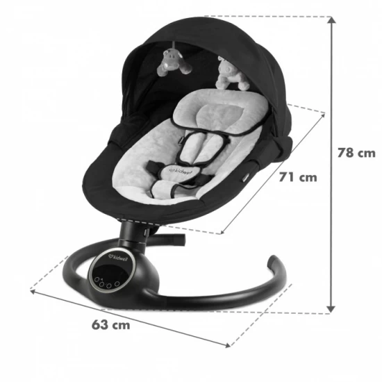 Leagan electric 2 in 1 Kidwell Reve - Black Silver Leagan electric 2 in 1 Kidwell Reve - Black Silver