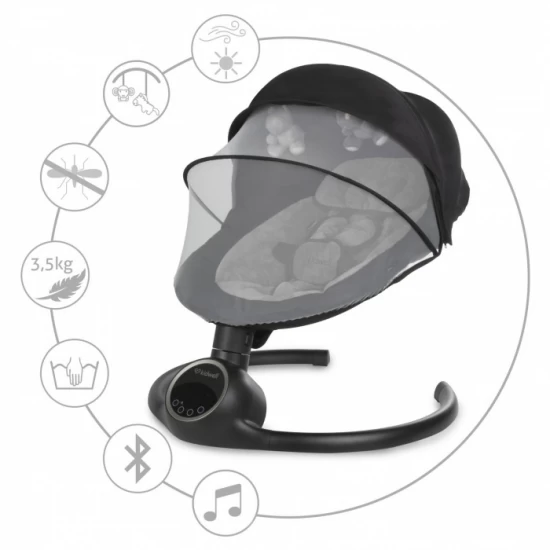 Leagan electric 2 in 1 Kidwell Reve - Black Silver Leagan electric 2 in 1 Kidwell Reve - Black Silver