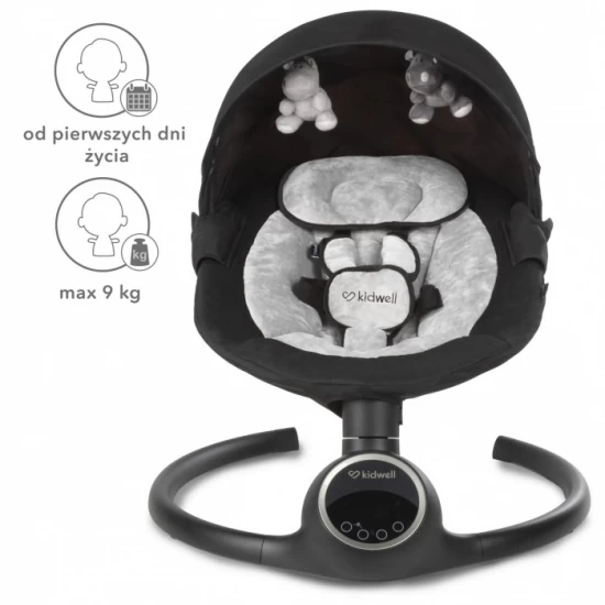 Leagan electric 2 in 1 Kidwell Reve - Black Silver Leagan electric 2 in 1 Kidwell Reve - Black Silver