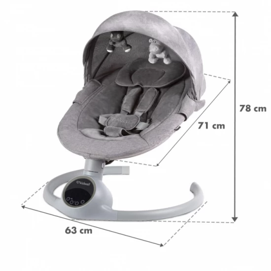Leagan electric 2 in 1 Kidwell Reve - Gray Silver Leagan electric 2 in 1 Kidwell Reve - Gray Silver
