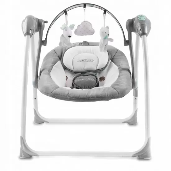 Leagan electric cu muzica Ricokids 7321 - Gri Leagan electric cu muzica Ricokids 7321 - Gri