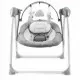 Leagan electric cu muzica Ricokids 7321 - Gri Leagan electric cu muzica Ricokids 7321 - Gri