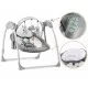 Leagan electric cu muzica Ricokids 7321 - Gri Leagan electric cu muzica Ricokids 7321 - Gri