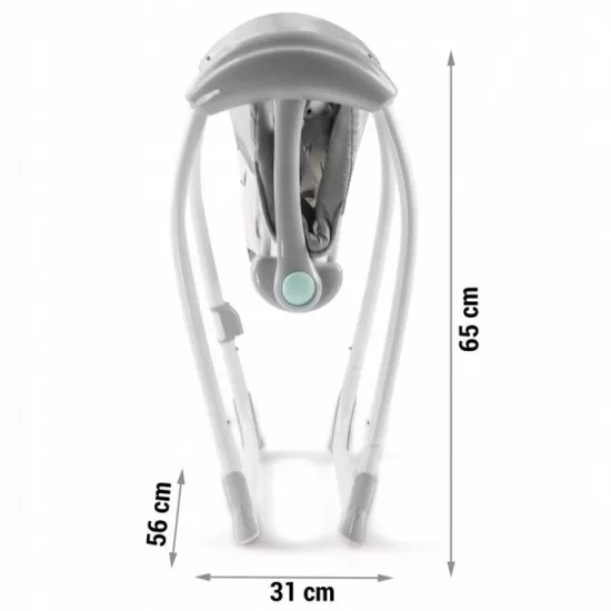 Leagan electric cu muzica Ricokids 7321 - Gri Leagan electric cu muzica Ricokids 7321 - Gri