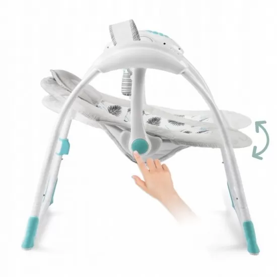 Leagan electric cu muzica Ricokids 7326 - Turcoaz Leagan electric cu muzica Ricokids 7326 - Turcoaz