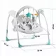 Leagan electric cu muzica Ricokids 7326 - Turcoaz Leagan electric cu muzica Ricokids 7326 - Turcoaz