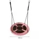 Leagan pentru copii Ecotoys SW100 cuib de barza - Roz Leagan pentru copii Ecotoys SW100 cuib de barza - Roz