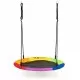 Leagan pentru copii rotund, tip cuib de barza, suspendat, 110 cm, Ecotoys MIR6001 - Multicolor