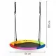 Leagan pentru copii rotund, tip cuib de barza, suspendat, 110 cm, Ecotoys MIR6001 - Multicolor