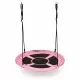 Leagan pentru copii rotund, tip cuib de barza, suspendat, 110 cm, Ecotoys MIR6001 - Roz Leagan pentru copii rotund, tip cuib de barza, suspendat, 110 cm, Ecotoys MIR6001 - Roz