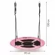 Leagan pentru copii rotund, tip cuib de barza, suspendat, 110 cm, Ecotoys MIR6001 - Roz Leagan pentru copii rotund, tip cuib de barza, suspendat, 110 cm, Ecotoys MIR6001 - Roz