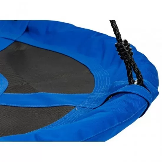 Leagan pentru copii rotund, tip cuib de barza, suspendat, 100 cm, Ecotoys MIR6001 - Albastru Leagan pentru copii rotund, tip cuib de barza, suspendat, 100 cm, Ecotoys MIR6001 - Albastru