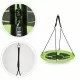 Leagan pentru copii rotund, tip cuib de barza, suspendat, 100 cm, Ecotoys MIR6001 - Verde Leagan pentru copii rotund, tip cuib de barza, suspendat, 100 cm, Ecotoys MIR6001 - Verde