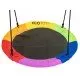 Leagan pentru copii rotund tip cuib de barza suspendat 100 cm Ecotoys MIR6001- Multicolor