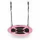Leagan pentru copii rotund, tip cuib de barza, suspendat, 100 cm, Ecotoys MIR6001 - Roz Leagan pentru copii rotund, tip cuib de barza, suspendat, 100 cm, Ecotoys MIR6001 - Roz