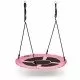 Leagan pentru copii rotund, tip cuib de barza, suspendat, 100 cm, Ecotoys MIR6001 - Roz Leagan pentru copii rotund, tip cuib de barza, suspendat, 100 cm, Ecotoys MIR6001 - Roz