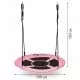 Leagan pentru copii rotund, tip cuib de barza, suspendat, 100 cm, Ecotoys MIR6001 - Roz Leagan pentru copii rotund, tip cuib de barza, suspendat, 100 cm, Ecotoys MIR6001 - Roz