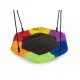 Leagan pentru copii rotund, tip cuib de barza, suspendat, Ecotoys MIR6023 - Multicolor Leagan pentru copii rotund, tip cuib de barza, suspendat, Ecotoys MIR6023 - Multicolor