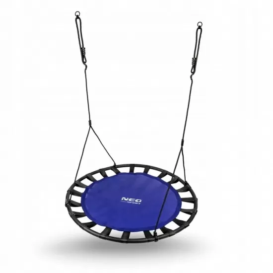 Leagan tip cuib pentru copii, 120 cm, 150 kg, Neo-Sport 1030, Albastru Leagan tip cuib pentru copii, 120 cm, 150 kg, Neo-Sport 1030, Albastru