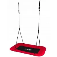 Leagan tip cuib pentru copii dreptunghiular XXL 110 x 70 cm 150 kg Neo-Sport 1011 Rosu