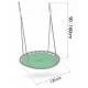 Leagan tip cuib pentru copii XXL, 120 cm, 150 kg, Neo-Sport 110222, Verde