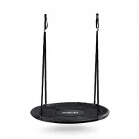 Leagan tip cuib pentru copii XXL, 120 cm, 150 kg, Neo-Sport 110320, Negru