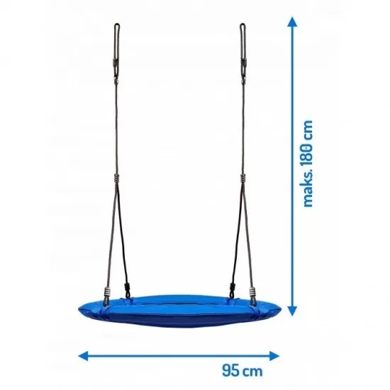 Leagan tip cuib pentru copii XXL 95 cm 150 kg Neo-Sport 1000 Albastru Leagan tip cuib pentru copii XXL 95 cm 150 kg Neo-Sport 1000 Albastru