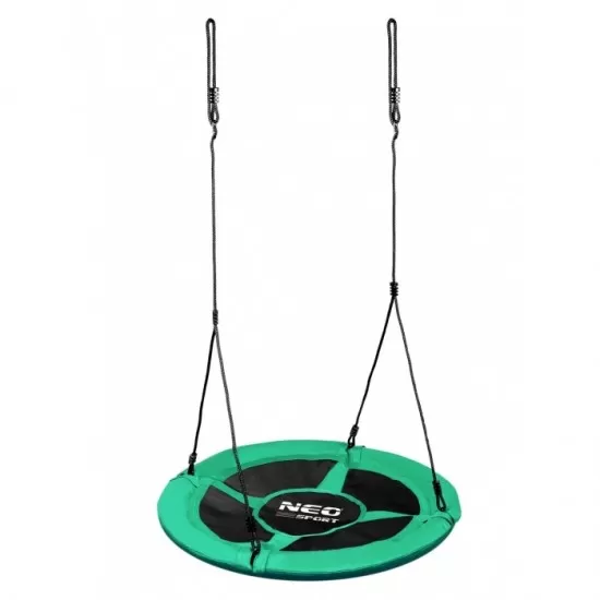 Leagan tip cuib pentru copii XXL 95 cm 150 kg Neo-Sport 1001 Verde Leagan tip cuib pentru copii XXL 95 cm 150 kg Neo-Sport 1001 Verde
