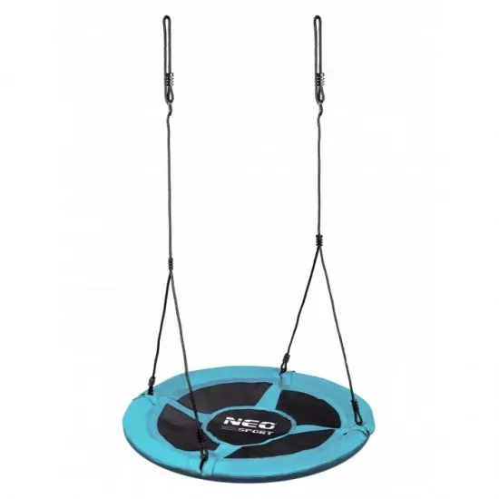 Leagan tip cuib pentru copii XXL 95 cm 150 kg Neo-Sport 1002 Turcoaz