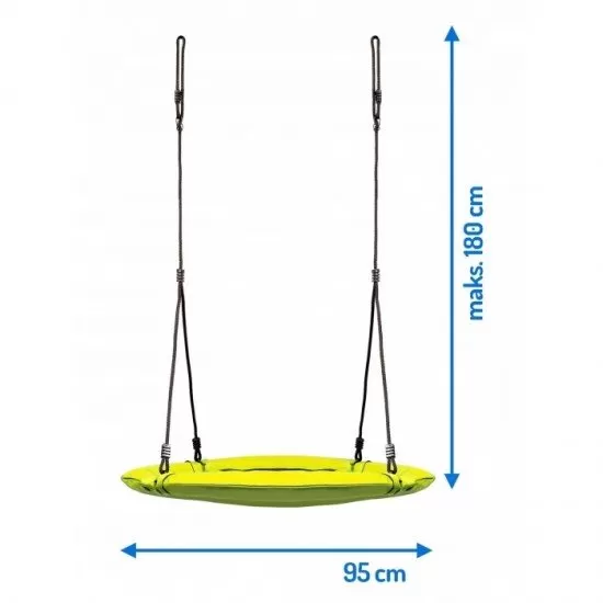 Leagan tip cuib pentru copii XXL 95 cm 150 kg Neo-Sport 1003 Galben Leagan tip cuib pentru copii XXL 95 cm 150 kg Neo-Sport 1003 Galben