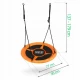 Leagan tip cuib pentru copii XXL, 95 cm, 150 kg, Neo-Sport 1004, Portocaliu Leagan tip cuib pentru copii XXL, 95 cm, 150 kg, Neo-Sport 1004, Portocaliu