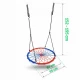 Leagan tip cuib pentru copii XXL, 95 cm, 150 kg, Neo-Sport 1070, Rosu Albastru Leagan tip cuib pentru copii XXL, 95 cm, 150 kg, Neo-Sport 1070, Rosu Albastru