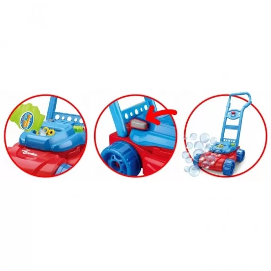 Masina de tuns iarba cu balonase din sapun Ricokids RK-904 Masina de tuns iarba cu balonase din sapun Ricokids RK-904
