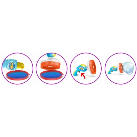 Masinarie pentru balonase din sapun in forma de pistol Ricokids RK-911 Masinarie pentru balonase din sapun in forma de pistol Ricokids RK-911