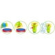 Masinarie pentru balonase din sapun in forma de racheta Ricokids RK-908 Masinarie pentru balonase din sapun in forma de racheta Ricokids RK-908