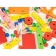 Masinuta cu blocuri din lemn 58 piese Ecotoys Masinuta cu blocuri din lemn 58 piese Ecotoys
