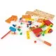 Masinuta cu blocuri din lemn 58 piese Ecotoys Masinuta cu blocuri din lemn 58 piese Ecotoys