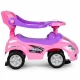 Masinuta de impins 3 in 1 Ecotoys 381 - Roz Masinuta de impins 3 in 1 Ecotoys 381 - Roz