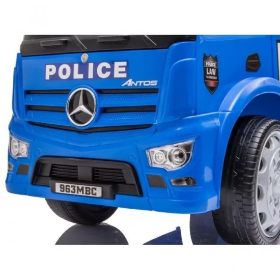 Masinuta de impins cu LED Mercedes Politie - Albastru Masinuta de impins cu LED Mercedes Politie - Albastru