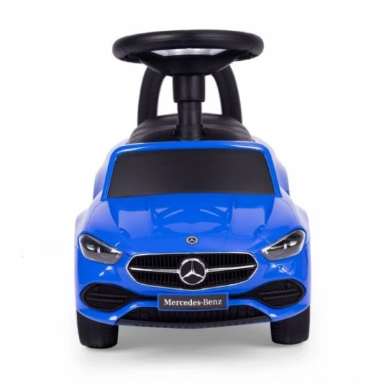 Masinuta de impins cu maner Mercedes C Class Ecotoys 667 - Albastru